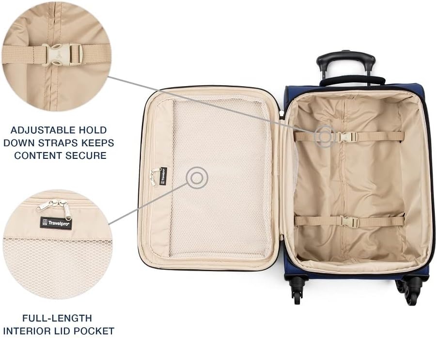 image:imageTravelpro Runway Softside 2Piece Luggage Set BlueBlue