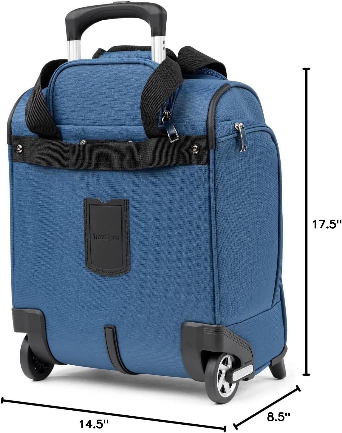 image:imageTravelpro Maxlite 5 Softside CarryOn Underseat Black 15InchEnsign Blue