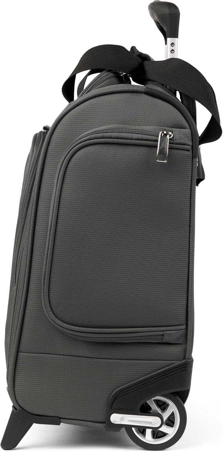 image:imageTravelpro Maxlite 5 Softside CarryOn Underseat Black 15InchShadow Grey