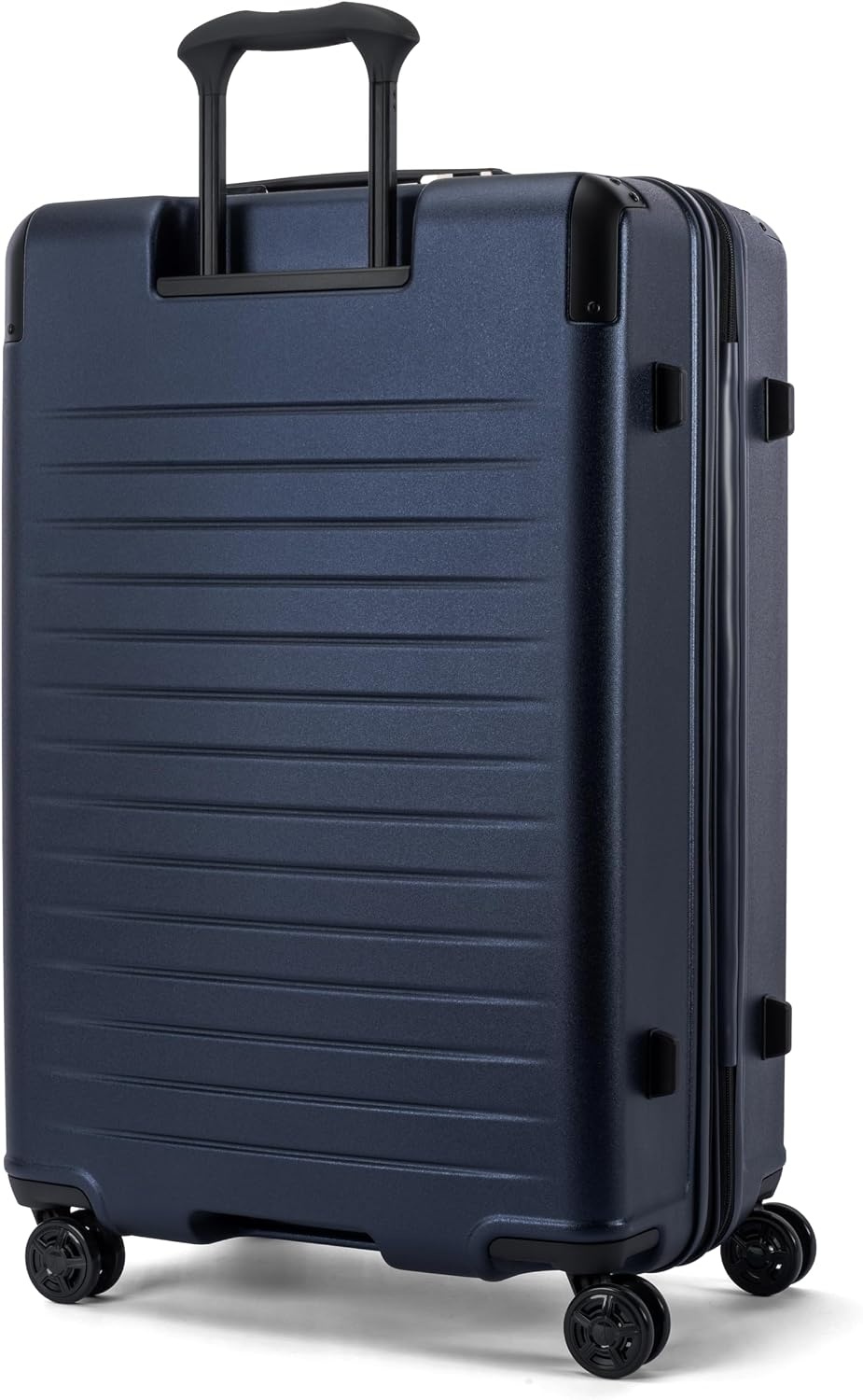 image:imageTravelpro Platinum Elite Hardside Checked Luggage Spinner Black 28InchAviator Navy