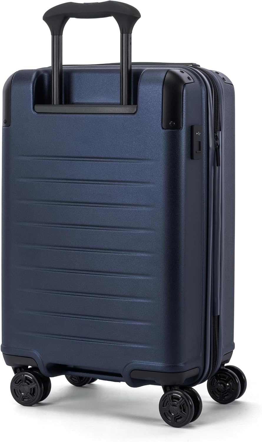 image:imageTravelpro Platinum Elite Hardside Checked Luggage Spinner Black 28InchAviator Navy
