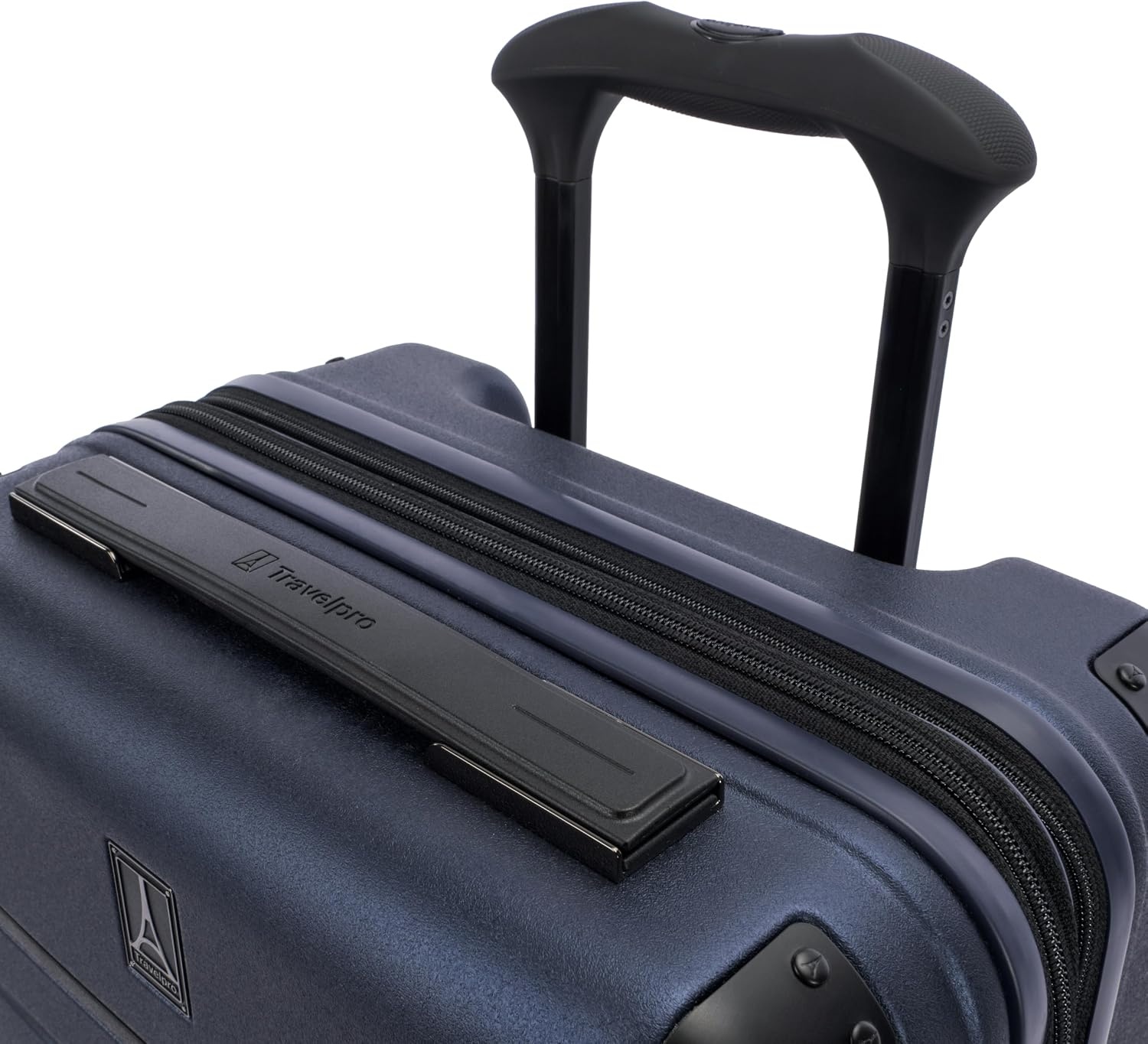 image:imageTravelpro Platinum Elite Hardside Checked Luggage Spinner Black 28InchAviator Navy