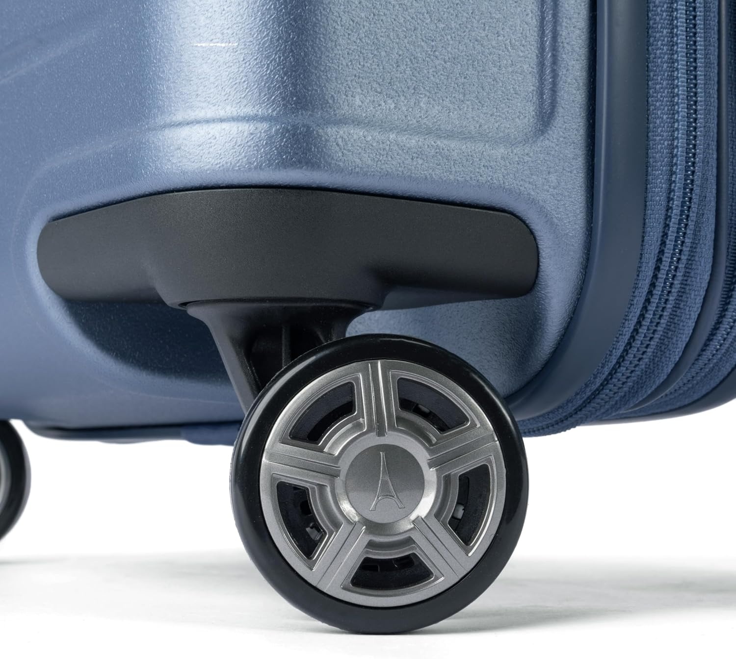 image:imageTravelpro Platinum Elite Hardside Checked Luggage Spinner Black 28InchDark Sky Blue
