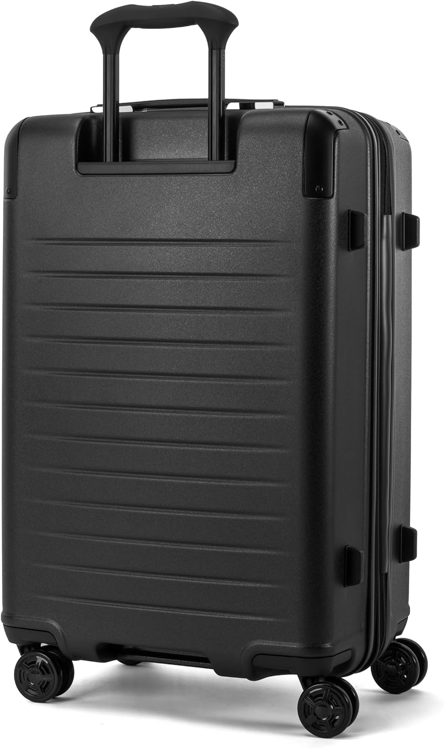image:imageTravelpro Platinum Elite Hardside Checked Luggage Spinner Black 28InchJet Black