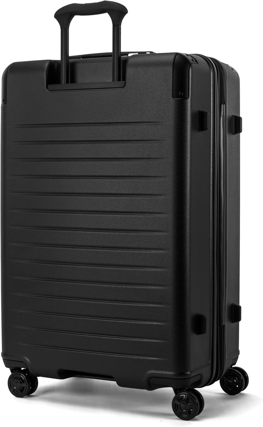 image:imageTravelpro Platinum Elite Hardside Checked Luggage Spinner Black 28InchJet Black
