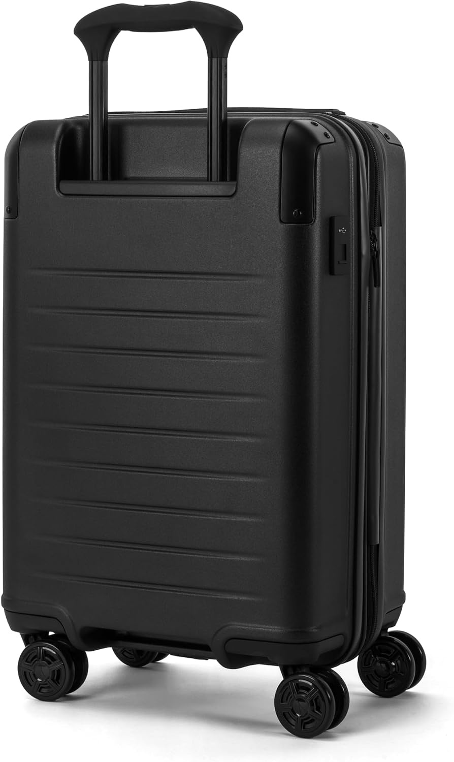 image:imageTravelpro Platinum Elite Hardside Checked Luggage Spinner Black 28InchJet Black