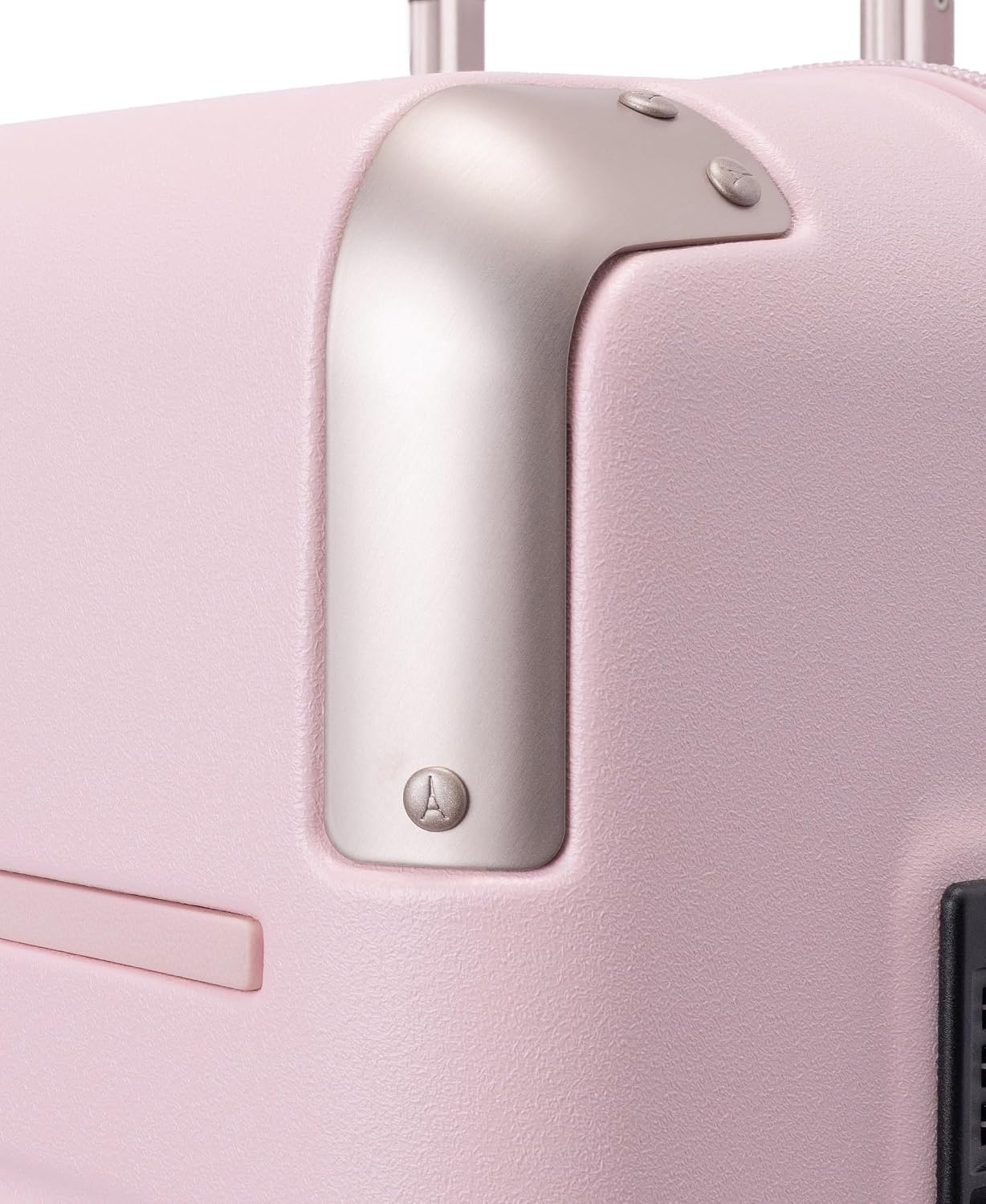 image:imageTravelpro Platinum Elite Hardside Checked Luggage Spinner Black 28InchPowder Pink