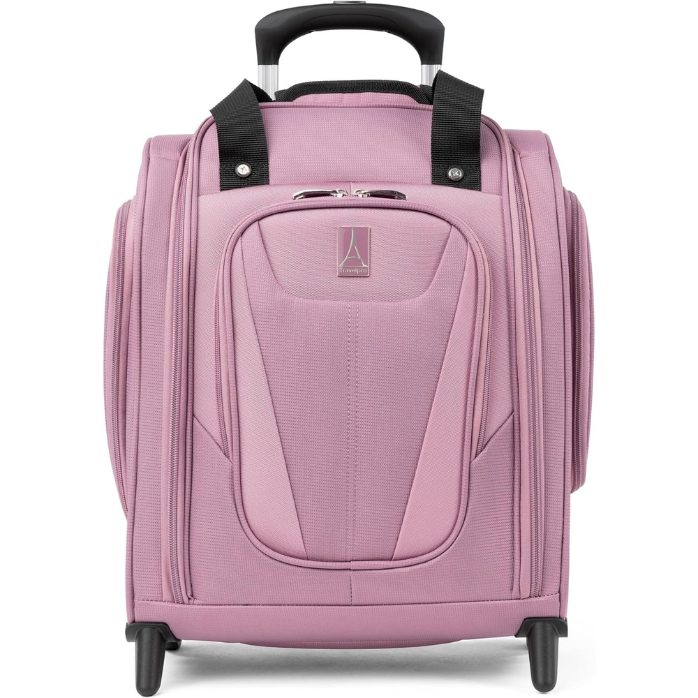 image:imageTravelpro Maxlite 5 Softside CarryOn Underseat Black 15InchOrchid Pink Purple