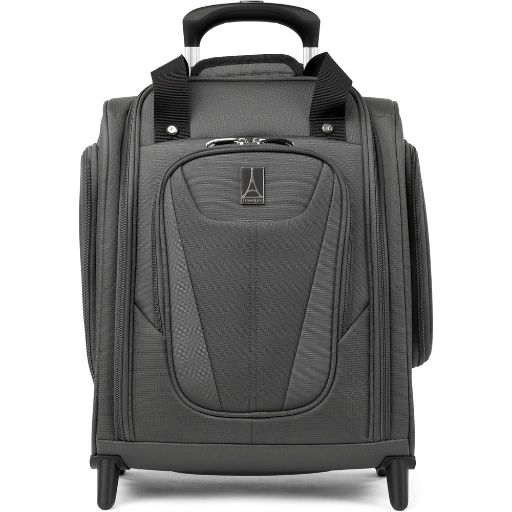 image:imageTravelpro Maxlite 5 Softside CarryOn Underseat Black 15InchShadow Grey