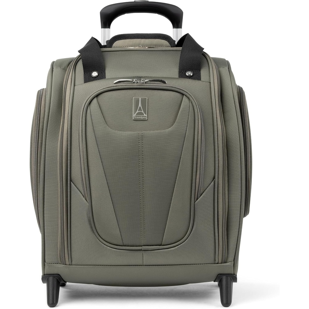 image:imageTravelpro Maxlite 5 Softside CarryOn Underseat Black 15InchSlate Green